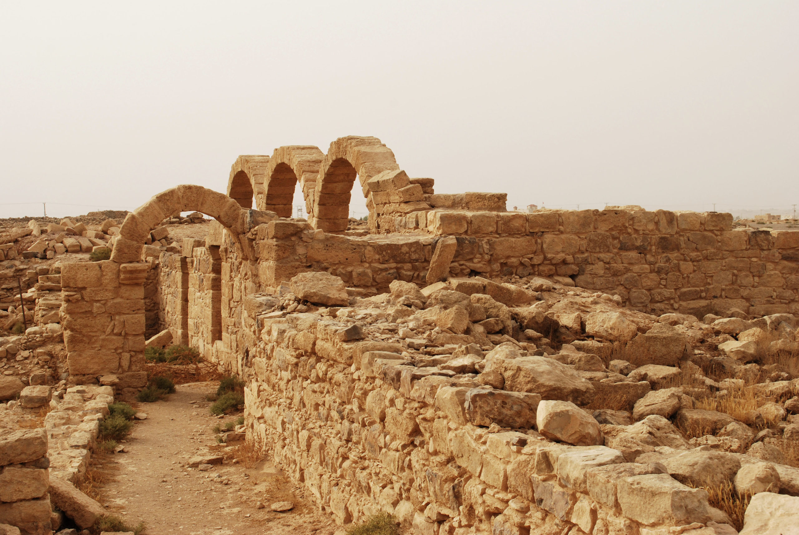 Byzantine mosaic heritage and stone ruins in Umm ar Rasas